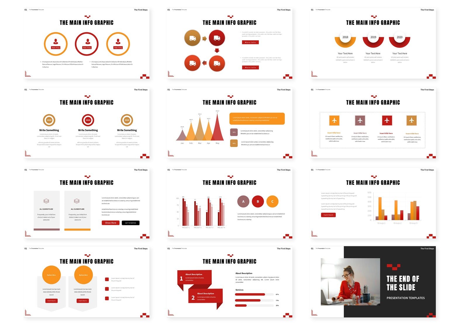 在线工作/办公PowerPoint演示文稿模板 Online for Working | Powerpoint Template 幻灯图表 sucaiwan.com