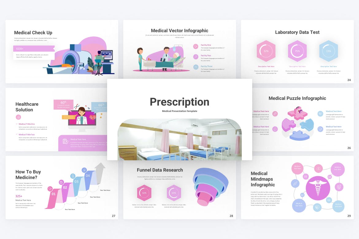 医学图表演示PPT模板 Prescription Medical PowerPoint Template 幻灯图表 第2张-素材湾丨精选海外优质设计素材资源 医学图表演示PPT模板 Prescription Medical PowerPoint Template 幻灯图表 sucaiwan.com