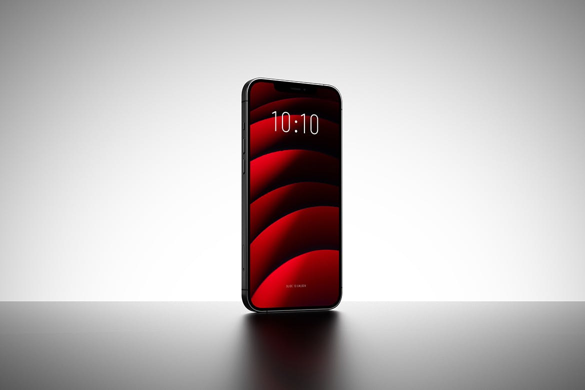 纵向iPhone屏幕效果图手机样机 Portrait iPhone Screen Mockup 样机素材 sucaiwan.com