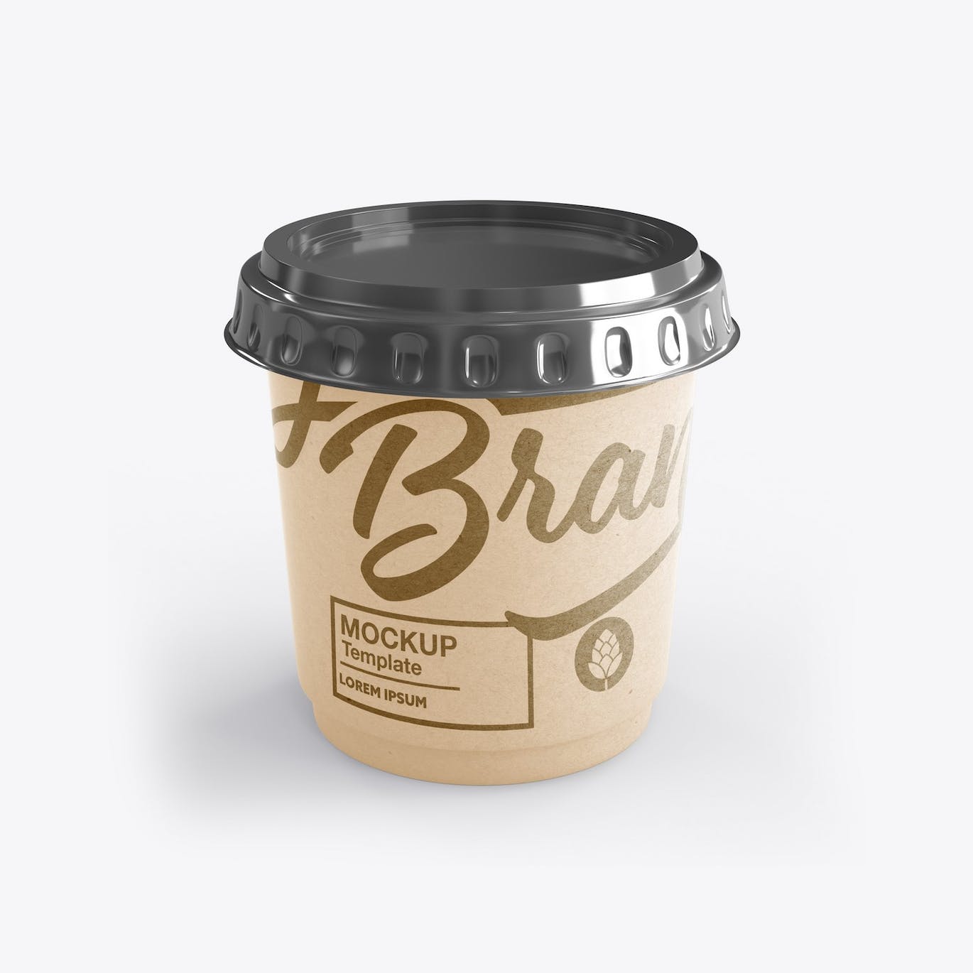 盖子纸咖啡杯品牌包装设计样机套装 Set Paper Coffee Cup With Sleeve Mockup 样机素材 sucaiwan.com