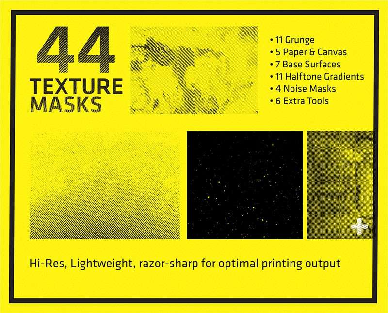 Affinity复古颗粒纹理样式素材包 笔刷资源 sucaiwan.com