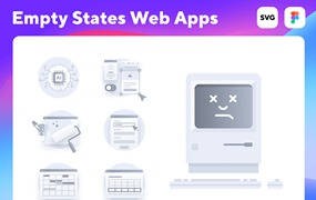 Web应用程序空状态图标