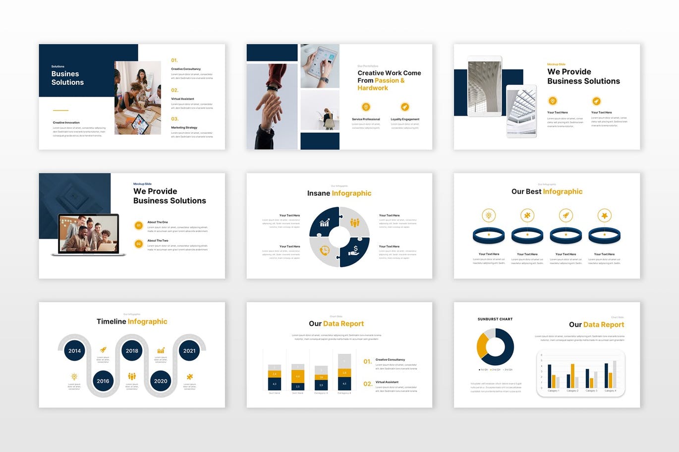 项目提案介绍幻灯片演示PPT模板 Project Proposal PowerPoint Template 幻灯图表 sucaiwan.com