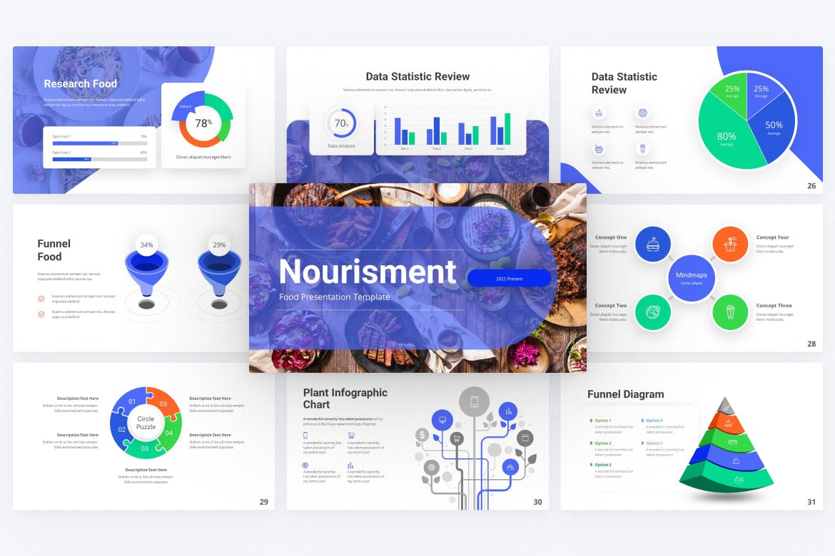 营养食品PPT素材 Nourisment Food PowerPoint Template 幻灯图表 第2张-素材湾丨精选海外优质设计素材资源 营养食品PPT素材 Nourisment Food PowerPoint Template 幻灯图表 sucaiwan.com