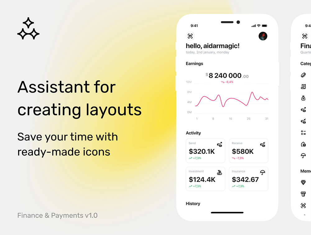 金融与支付主题矢量图标 图标素材 sucaiwan.com