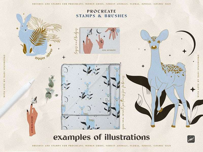 150个古典唯美抽象艺术图案PS笔刷 笔刷资源 sucaiwan.com