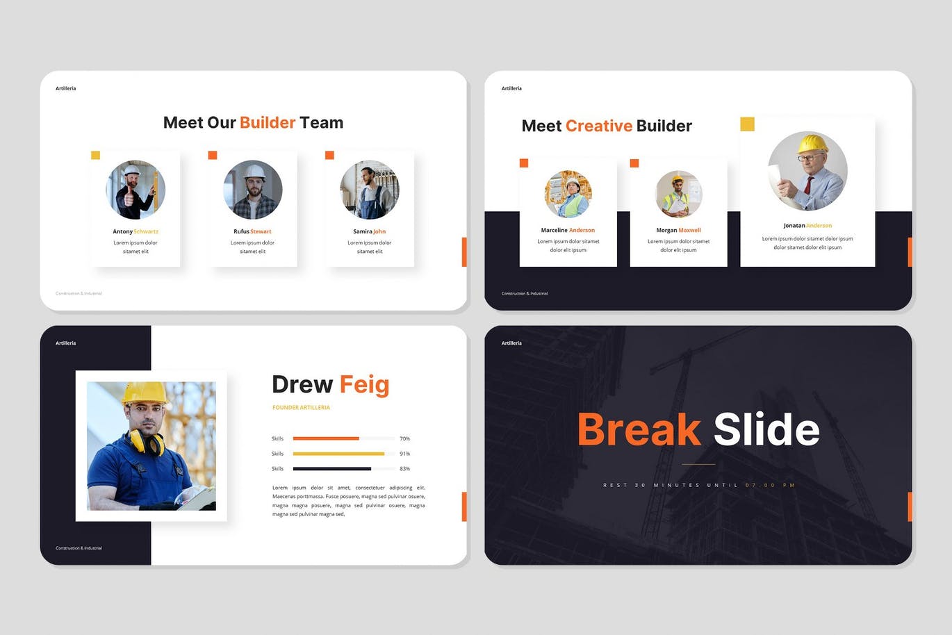 建筑和工业PowerPoint演示文稿模板 Artilleria – Construction Powerpoint Template 幻灯图表 第5张-素材湾丨精选海外优质设计素材资源 建筑和工业PowerPoint演示文稿模板 Artilleria – Construction Powerpoint Template 幻灯图表 sucaiwan.com