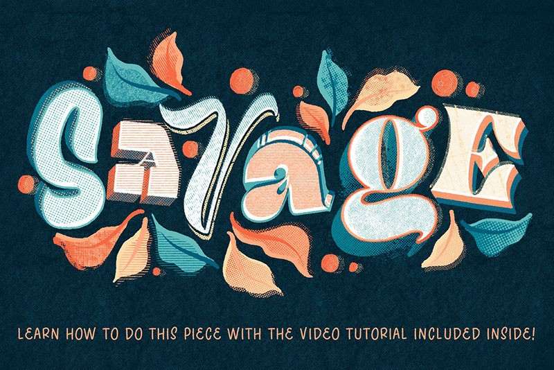 42个半色调纹理Procreate笔刷 笔刷资源 sucaiwan.com