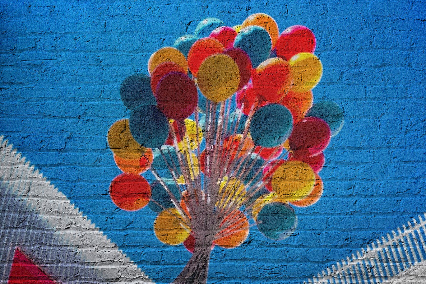 壁画艺术照片效果PS图层样式 Mural Photo Effect 插件预设 sucaiwan.com