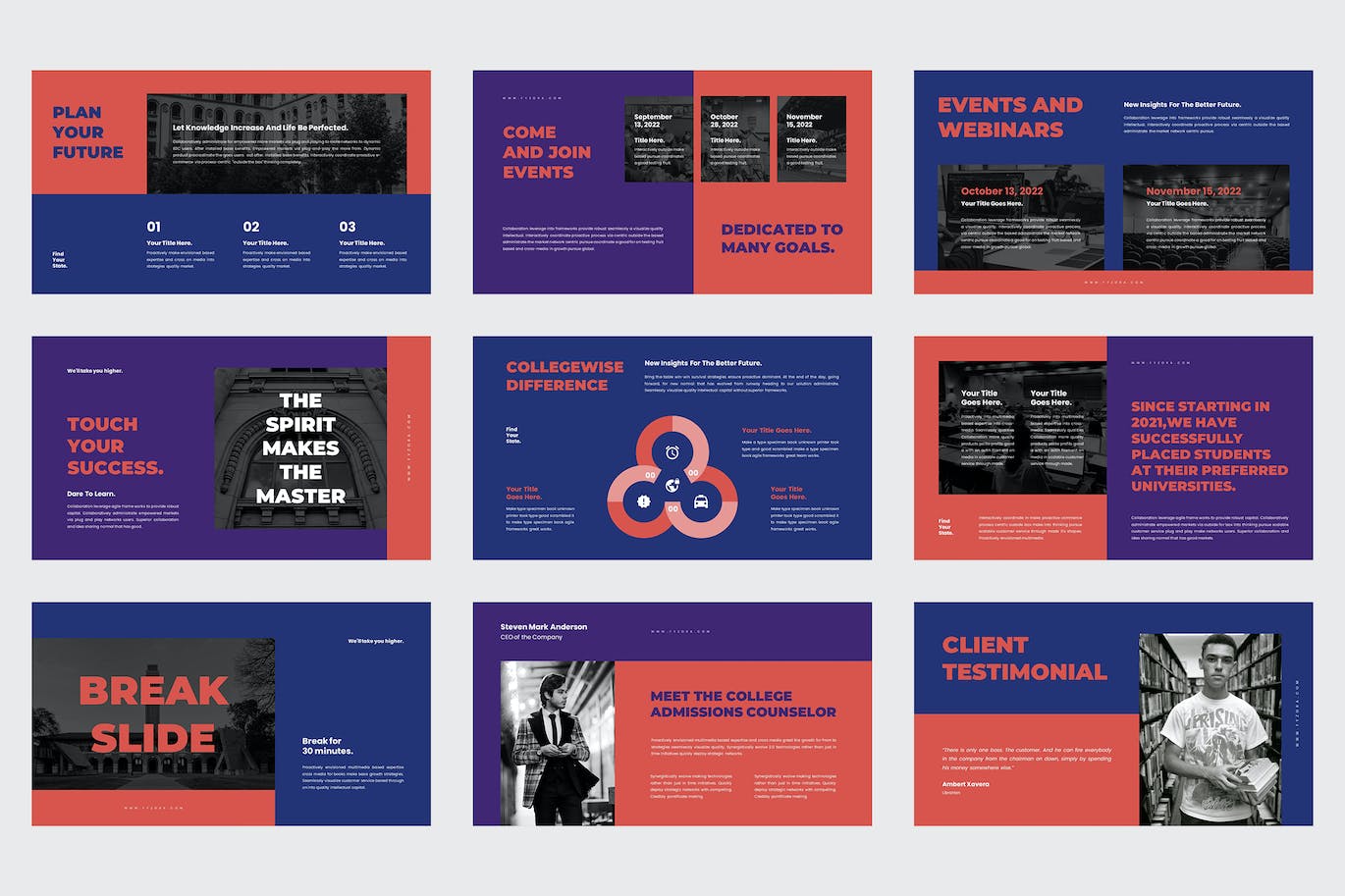 大学招生代理演示PPT模板 Fyzora – University Admission Agent Powerpoint 幻灯图表 第6张-素材湾丨精选海外优质设计素材资源 大学招生代理演示PPT模板 Fyzora – University Admission Agent Powerpoint 幻灯图表 sucaiwan.com