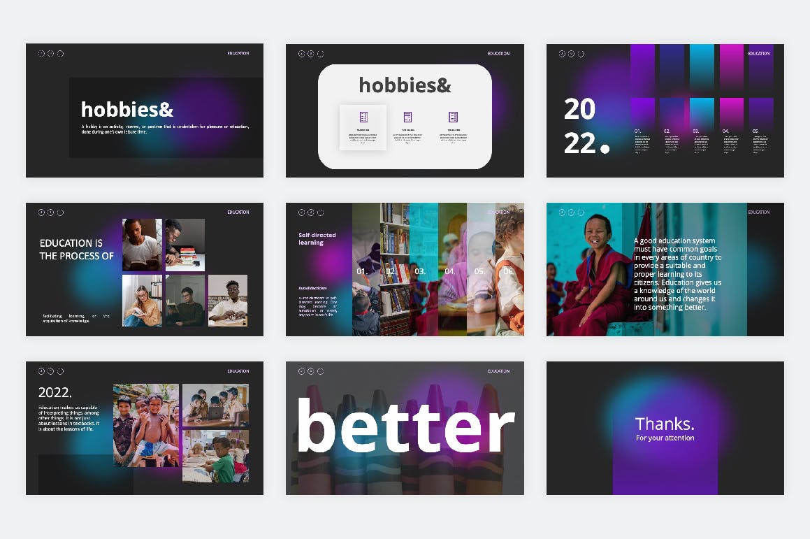 教育多用途演示文稿PPT模板 Education PowerPoint Template 幻灯图表 sucaiwan.com