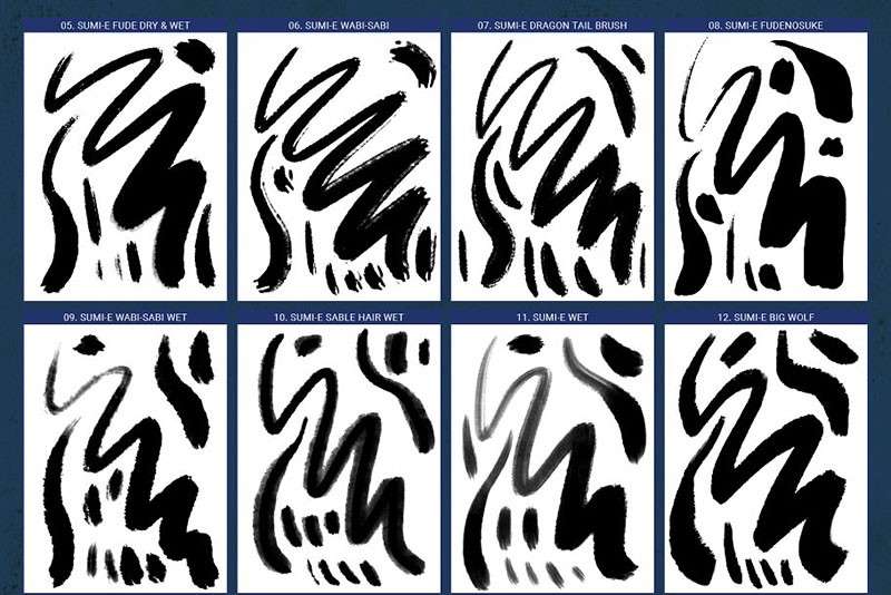 美式漫画创作PS笔刷套装 笔刷资源 sucaiwan.com