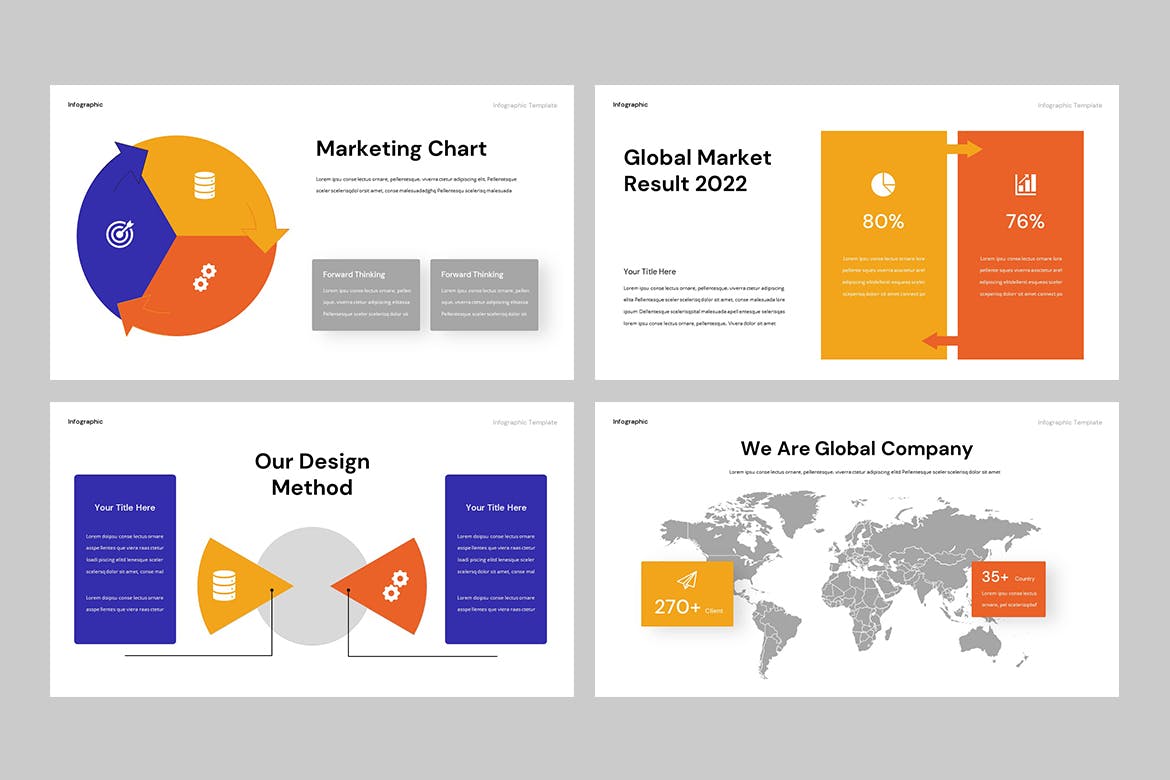 图表数据演示Powerpoint模板下载 Infographic Powerpoint Template 幻灯图表 sucaiwan.com