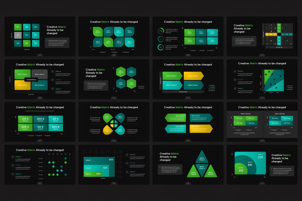 矩阵信息图表PowerPoint演示文稿模板 Matrix Infographic PowerPoint Template 幻灯图表 第4张-素材湾丨精选海外优质设计素材资源 矩阵信息图表PowerPoint演示文稿模板 Matrix Infographic PowerPoint Template 幻灯图表 sucaiwan.com