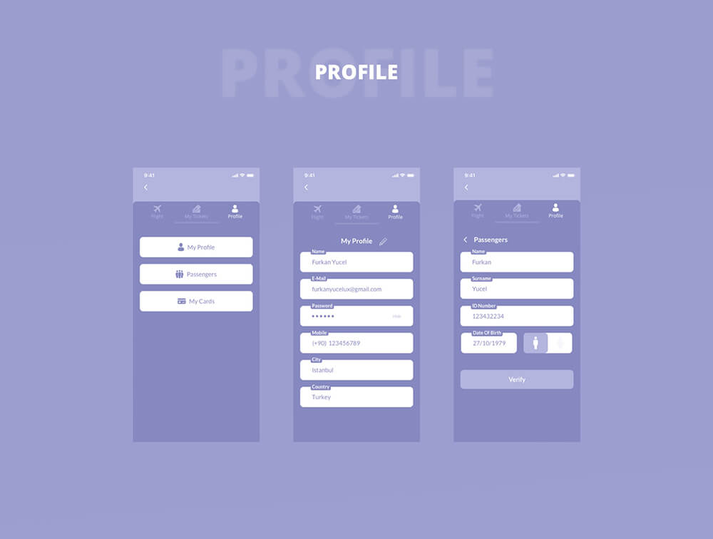 航班在线机票App UI模板 APP UI sucaiwan.com