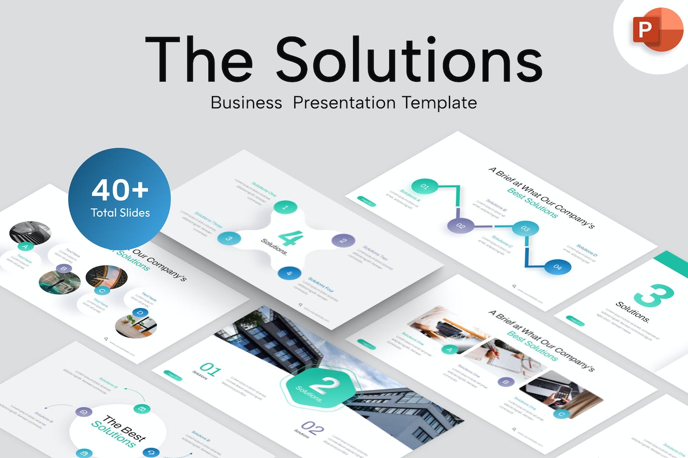 解决方案信息图表PPT幻灯片模板素材 The Solutions Infographic PowerPoint Template 幻灯图表 第1张-素材湾丨精选海外优质设计素材资源 解决方案信息图表PPT幻灯片模板素材 The Solutions Infographic PowerPoint Template 幻灯图表 sucaiwan.com