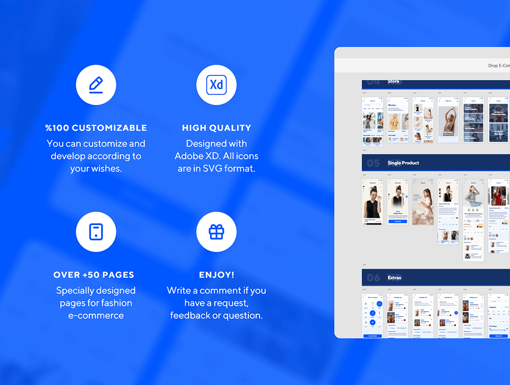 购物电商应用iOS UI 套件 APP UI sucaiwan.com