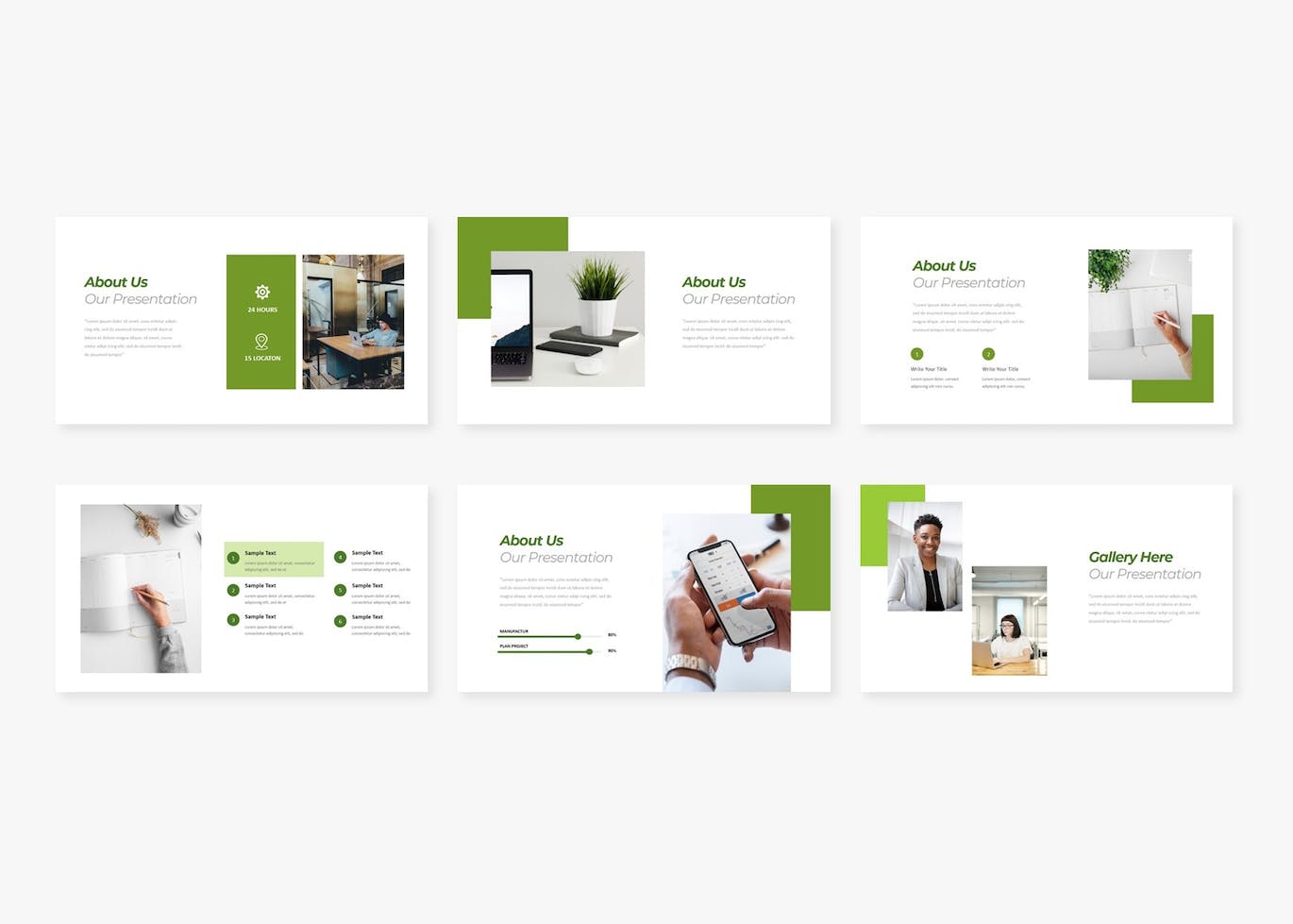 企业项目介绍PPT幻灯片设计模板 Think Business PowerPoint 幻灯图表 sucaiwan.com