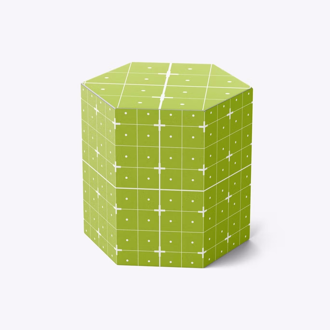 六边形长方体纸盒包装设计样机 Hexagonal Box Mockup 样机素材 sucaiwan.com