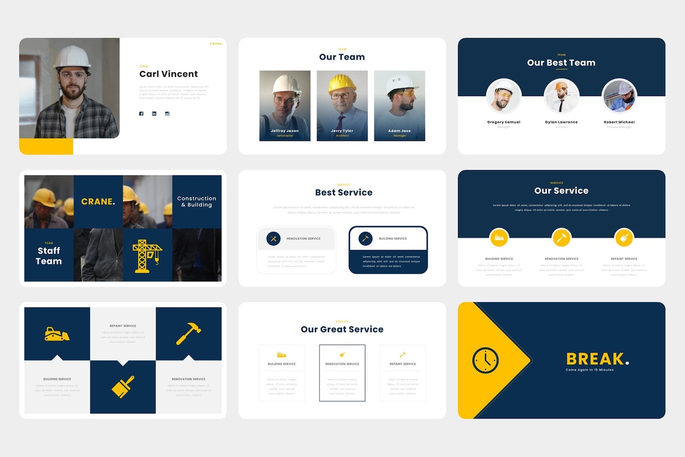 建筑项目方案PPT模板 Crane – Construction PowerPoint Template 幻灯图表 第5张-素材湾丨精选海外优质设计素材资源 建筑项目方案PPT模板 Crane – Construction PowerPoint Template 幻灯图表 sucaiwan.com