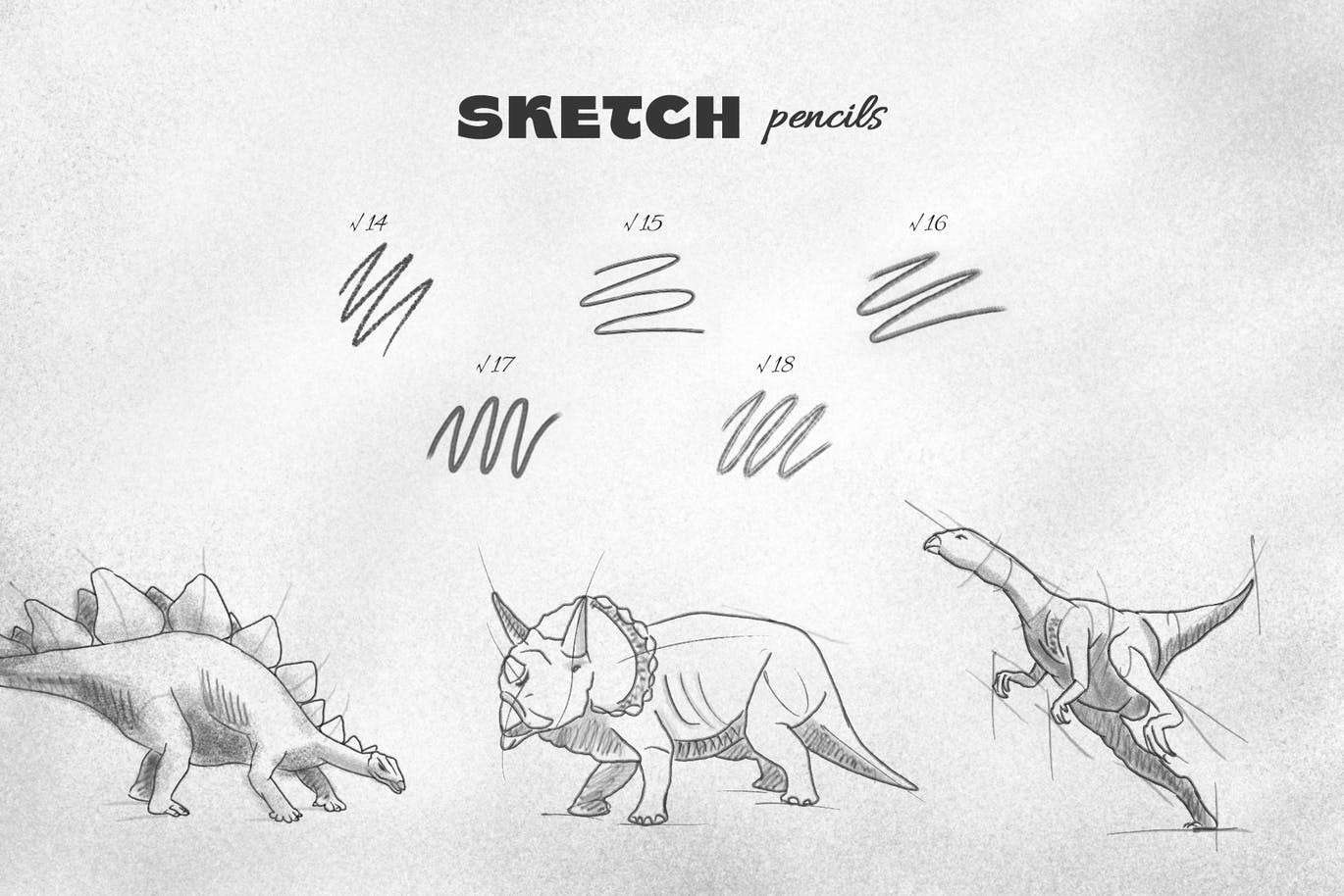 25个素描速写Affinity笔刷 笔刷资源 sucaiwan.com
