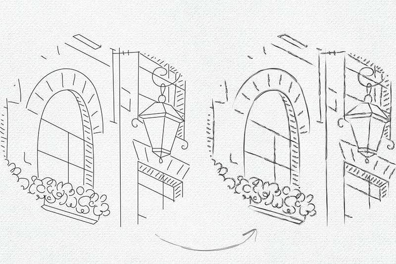 15个适用于Illustrator的手绘矢量素描笔刷 笔刷资源 sucaiwan.com