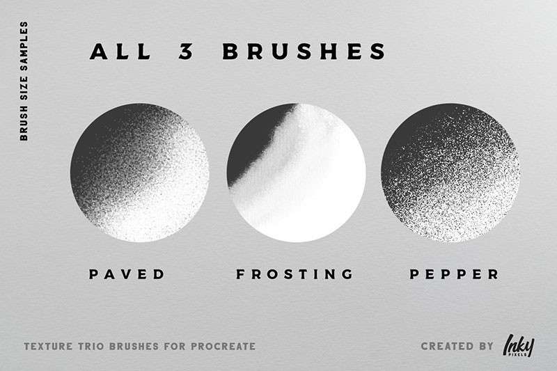 Procreate噪点阴影笔刷 笔刷资源 sucaiwan.com