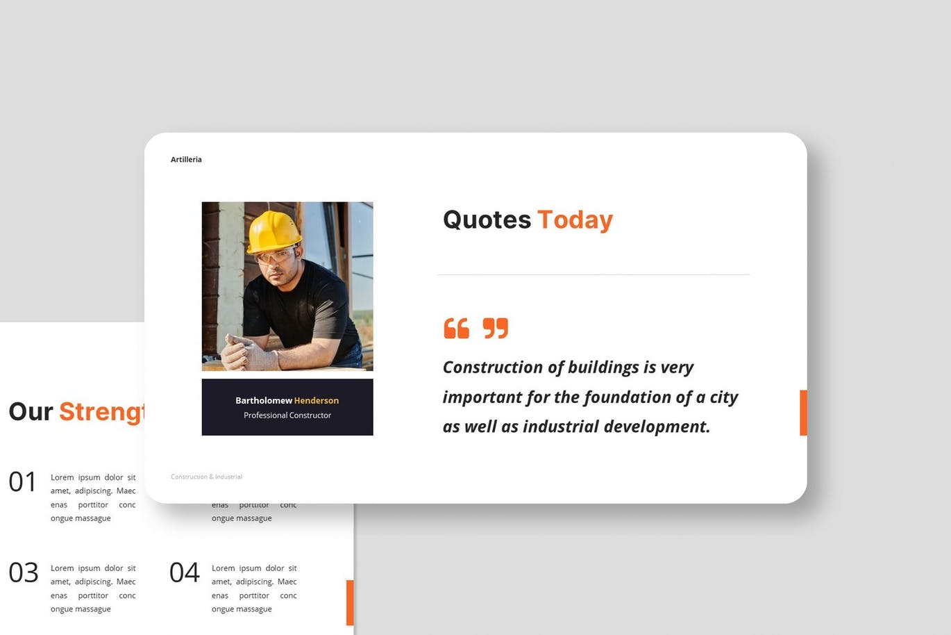 建筑和工业PowerPoint演示文稿模板 Artilleria – Construction Powerpoint Template 幻灯图表 第7张-素材湾丨精选海外优质设计素材资源 建筑和工业PowerPoint演示文稿模板 Artilleria – Construction Powerpoint Template 幻灯图表 sucaiwan.com