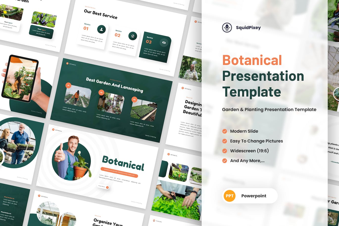 花园&种植演示文稿PPT模板 Botanical – Garden & Planting PowerPoint 幻灯图表 第1张-素材湾丨精选海外优质设计素材资源 花园&种植演示文稿PPT模板 Botanical – Garden & Planting PowerPoint 幻灯图表 sucaiwan.com