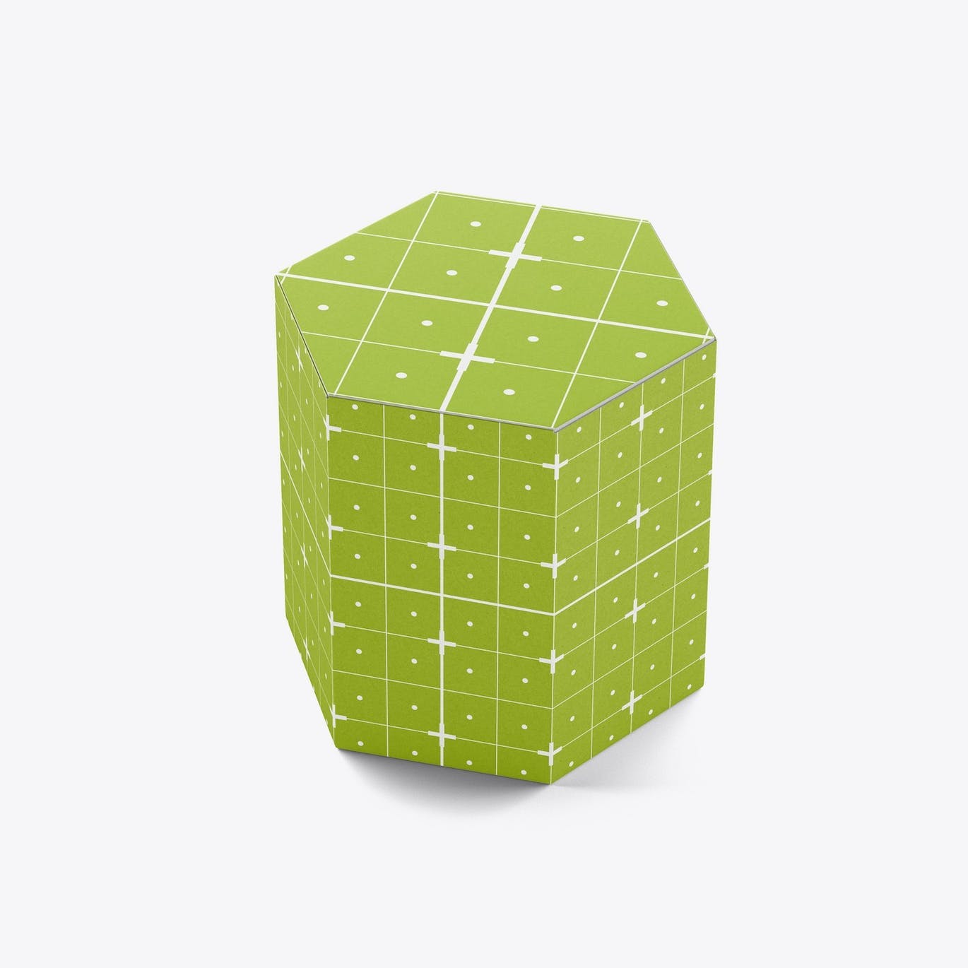 六边形长方体纸盒包装设计样机 Hexagonal Box Mockup 样机素材 sucaiwan.com