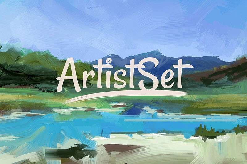 200+自然丙烯油画效果PS笔刷工具，tpl格式 笔刷资源 sucaiwan.com