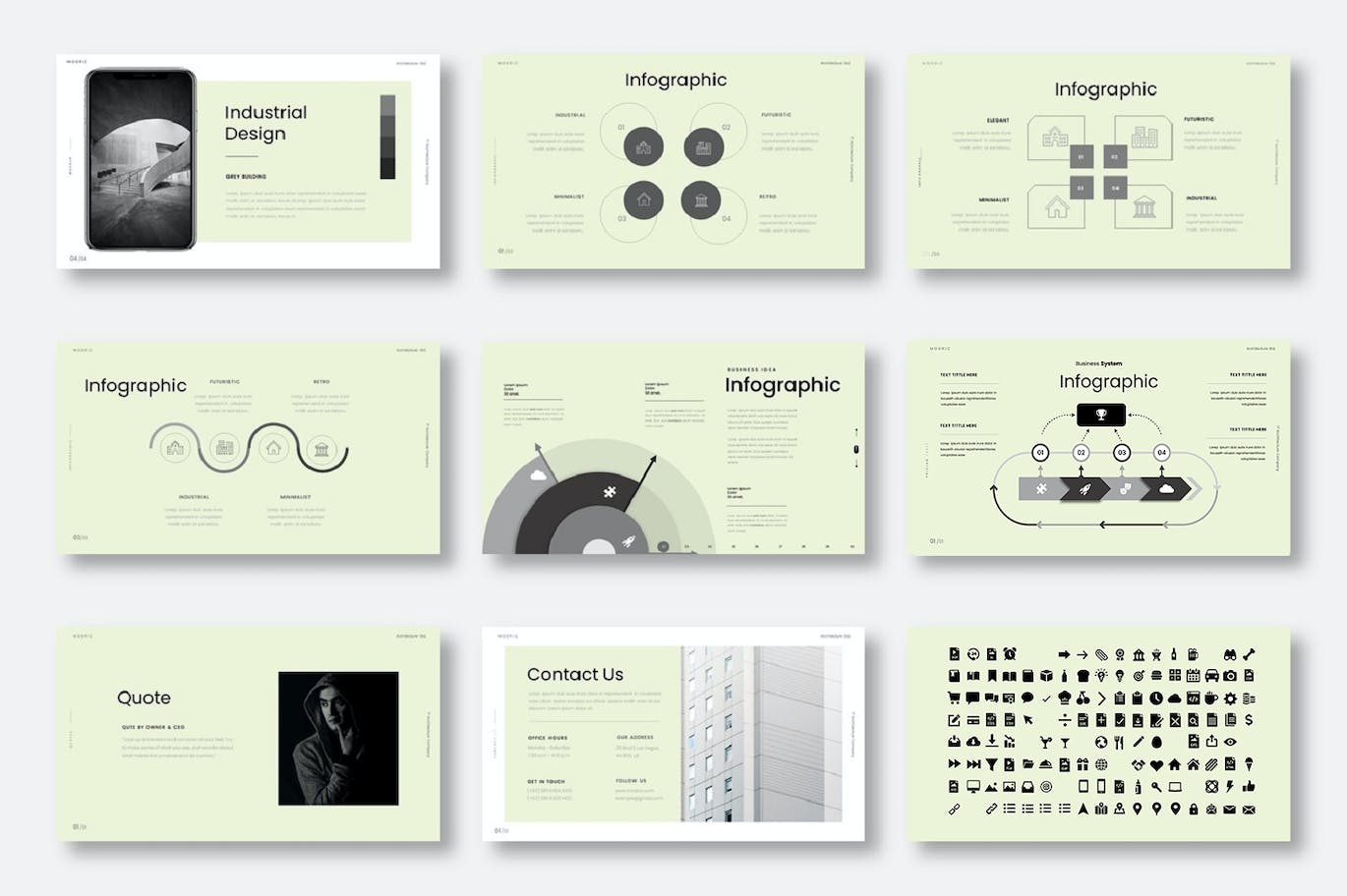 商业工作报告Powerpoint模板 Modric – Business PowerPoint Template 幻灯图表 第5张-素材湾丨精选海外优质设计素材资源 商业工作报告Powerpoint模板 Modric – Business PowerPoint Template 幻灯图表 sucaiwan.com