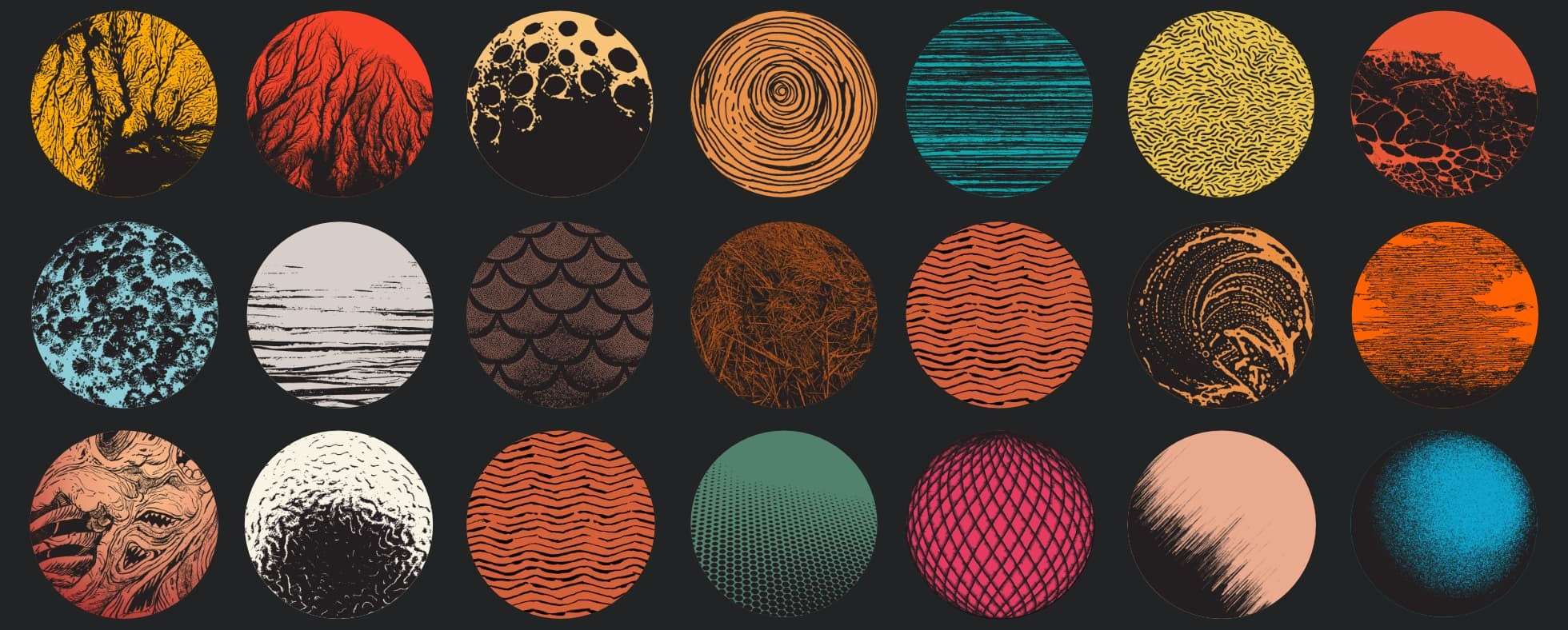 Affinity Designer动漫纹理和图案笔刷套装 笔刷资源 sucaiwan.com