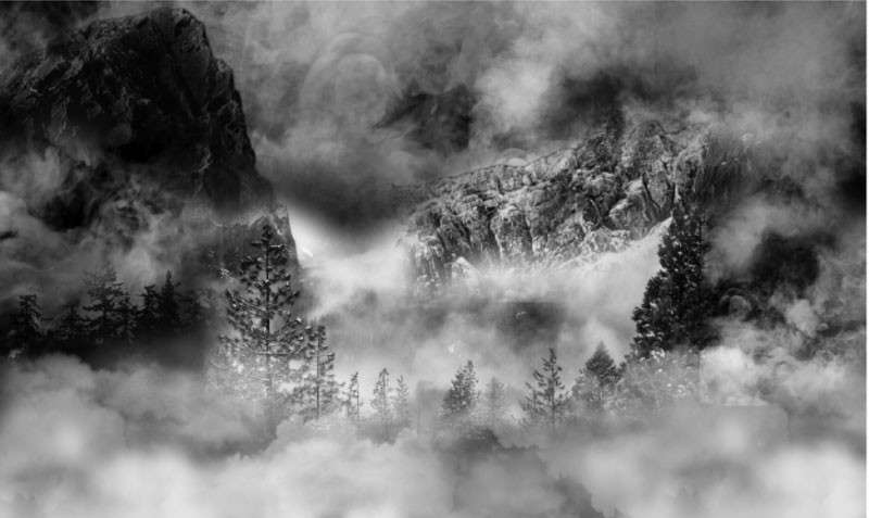 高清水墨山水画PS笔刷 笔刷资源 sucaiwan.com