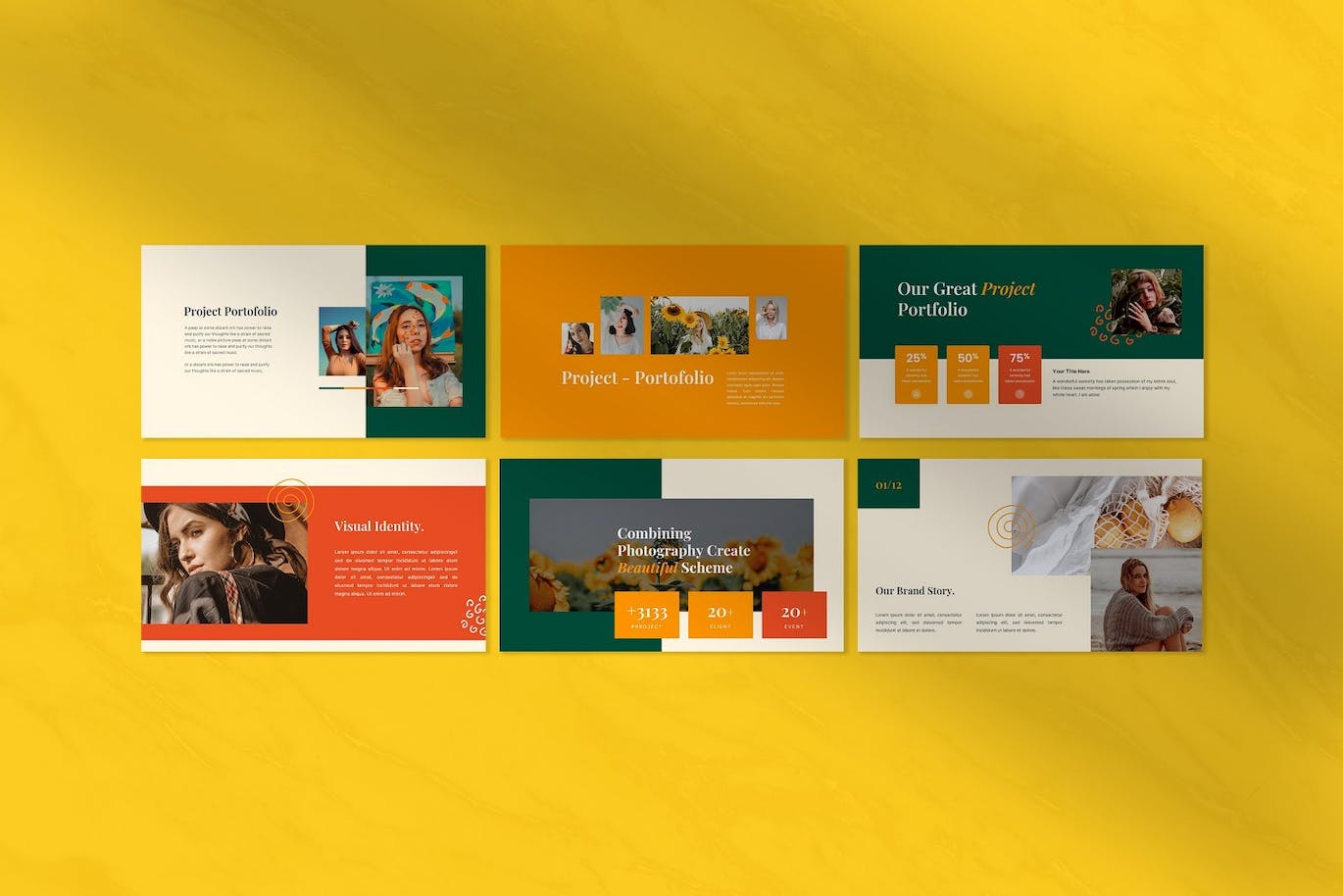 创意时尚宣传材料Powerpoint模板 Angelish – Creative Fashion Angelish Powerpoint 幻灯图表 sucaiwan.com