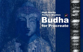 复古做旧纹理效果Procreate笔刷