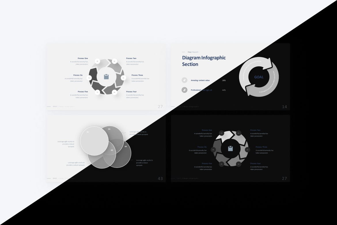 流程信息图表PPT幻灯片模板下载 Diagram, Proccess Infographic PowerPoint Template 幻灯图表 第3张-素材湾丨精选海外优质设计素材资源 流程信息图表PPT幻灯片模板下载 Diagram, Proccess Infographic PowerPoint Template 幻灯图表 sucaiwan.com