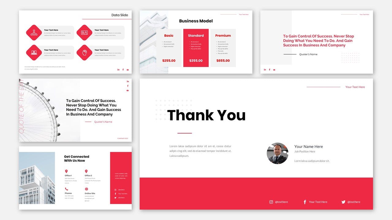 商业品牌指南PowerPoint演示文稿模板 Reddish – Business Brand Guideline Powerpoint 幻灯图表 第6张-素材湾丨精选海外优质设计素材资源 商业品牌指南PowerPoint演示文稿模板 Reddish – Business Brand Guideline Powerpoint 幻灯图表 sucaiwan.com