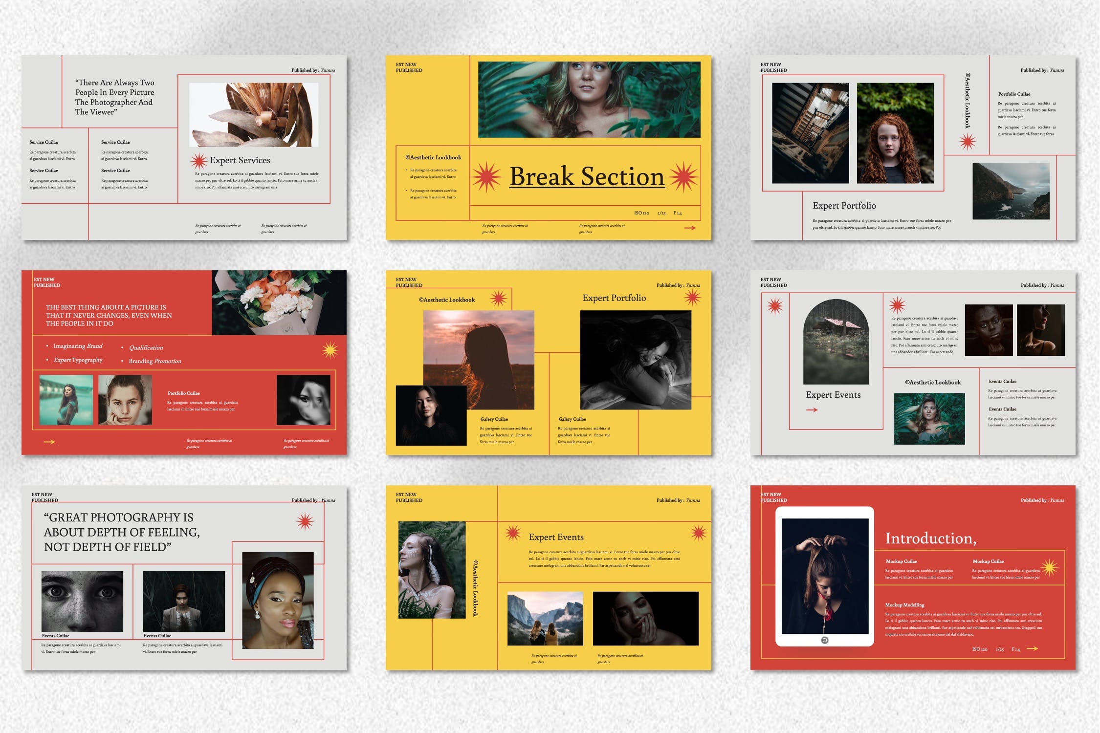 模特人物介绍Powerpoint模板下载 Cuilae – Modelling Powerpoint Template 幻灯图表 sucaiwan.com