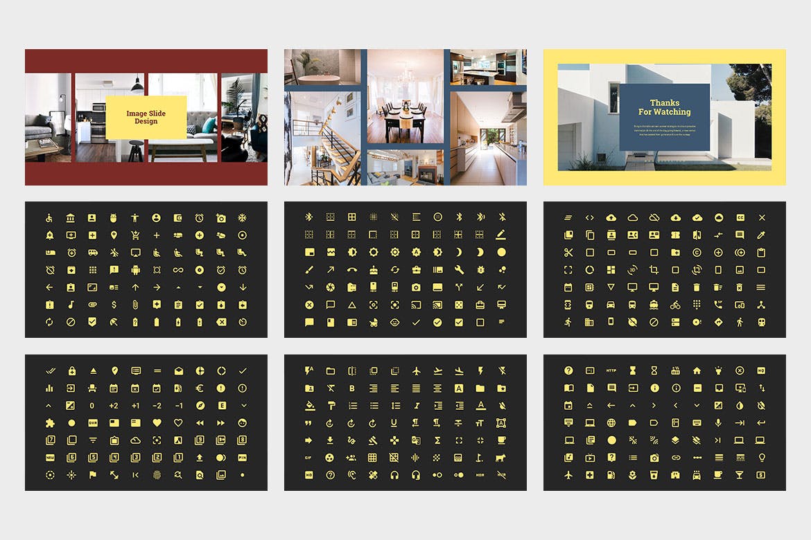 商业房地产PPT演示幻灯片模板 Qudoa : Real Estate Business Powerpoint 幻灯图表 sucaiwan.com