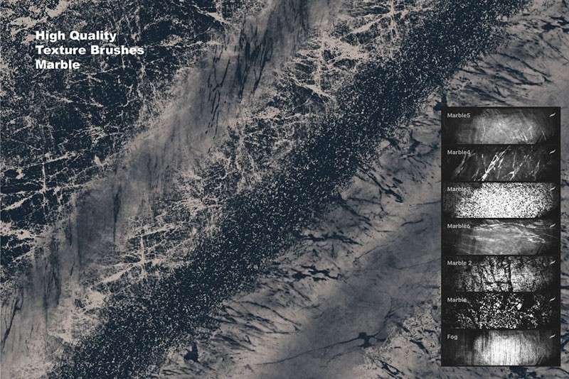 复古做旧纹理效果Procreate笔刷 笔刷资源 sucaiwan.com