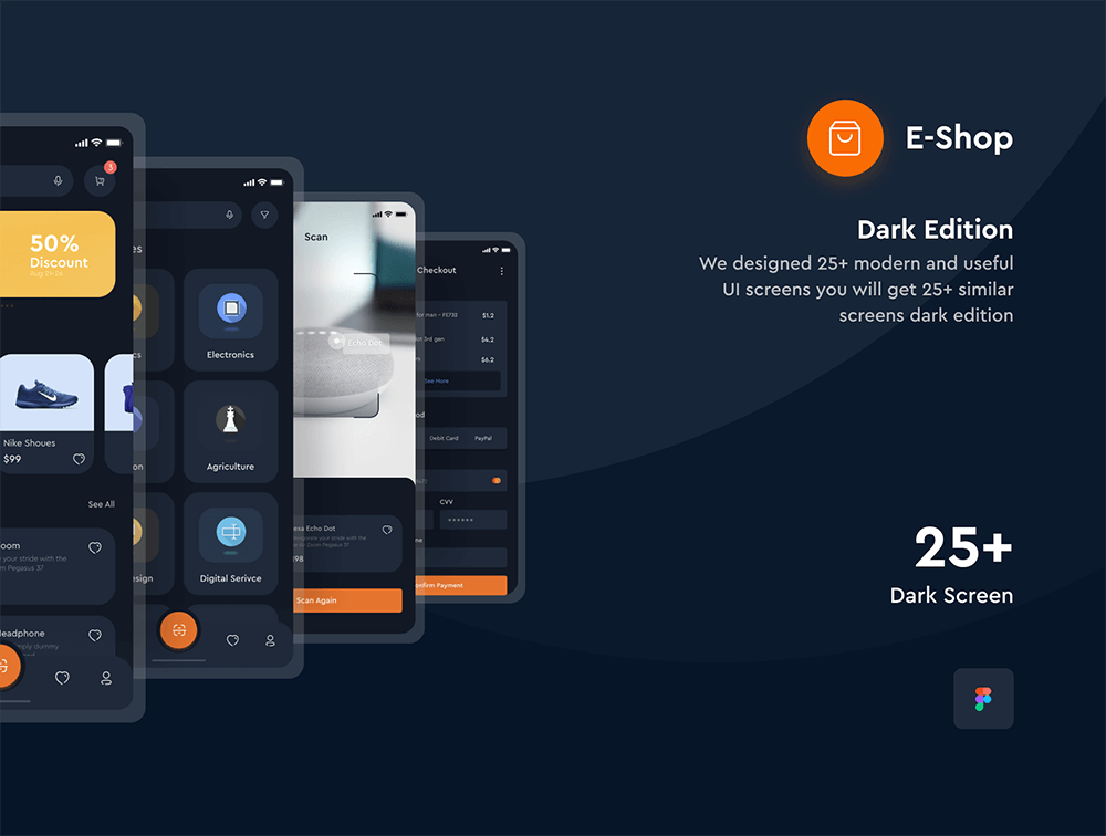 电子商务移动应用程序UI套件 APP UI sucaiwan.com