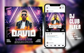 DJ俱乐部传单模板 DJ Club Flyer