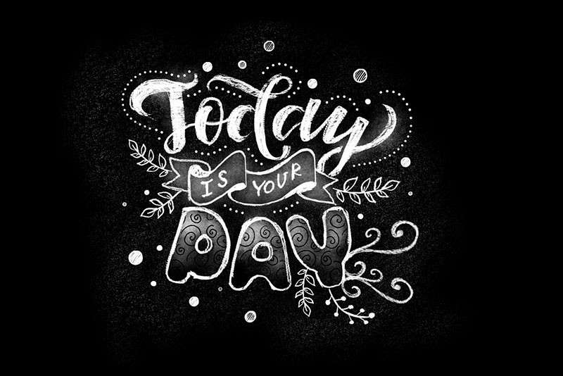 50个粉笔字效果Procreate笔刷 笔刷资源 sucaiwan.com