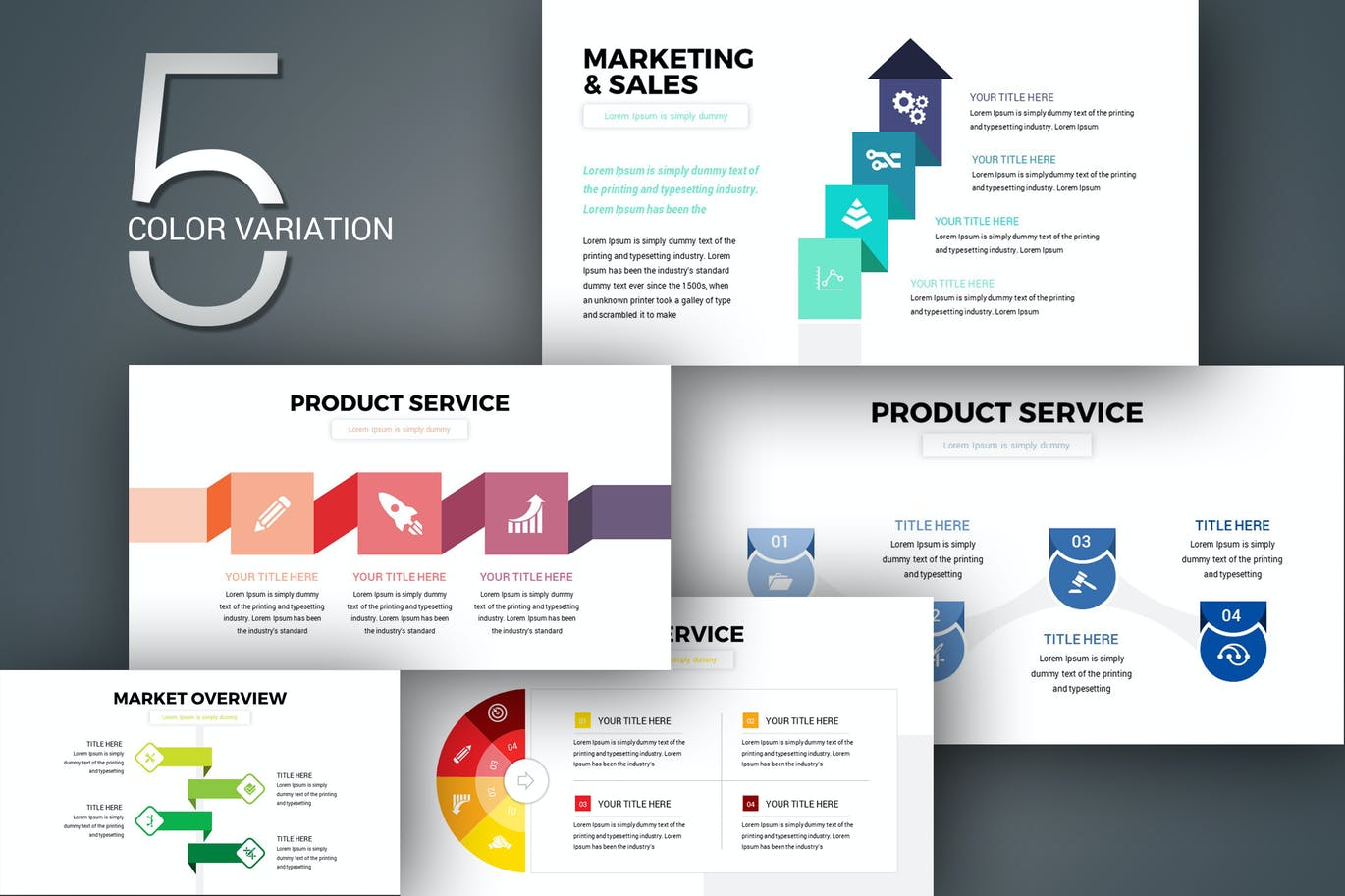 信息图表商业幻灯片演示PPT模板 Infographic Business PowerPoint Presentation 幻灯图表 sucaiwan.com