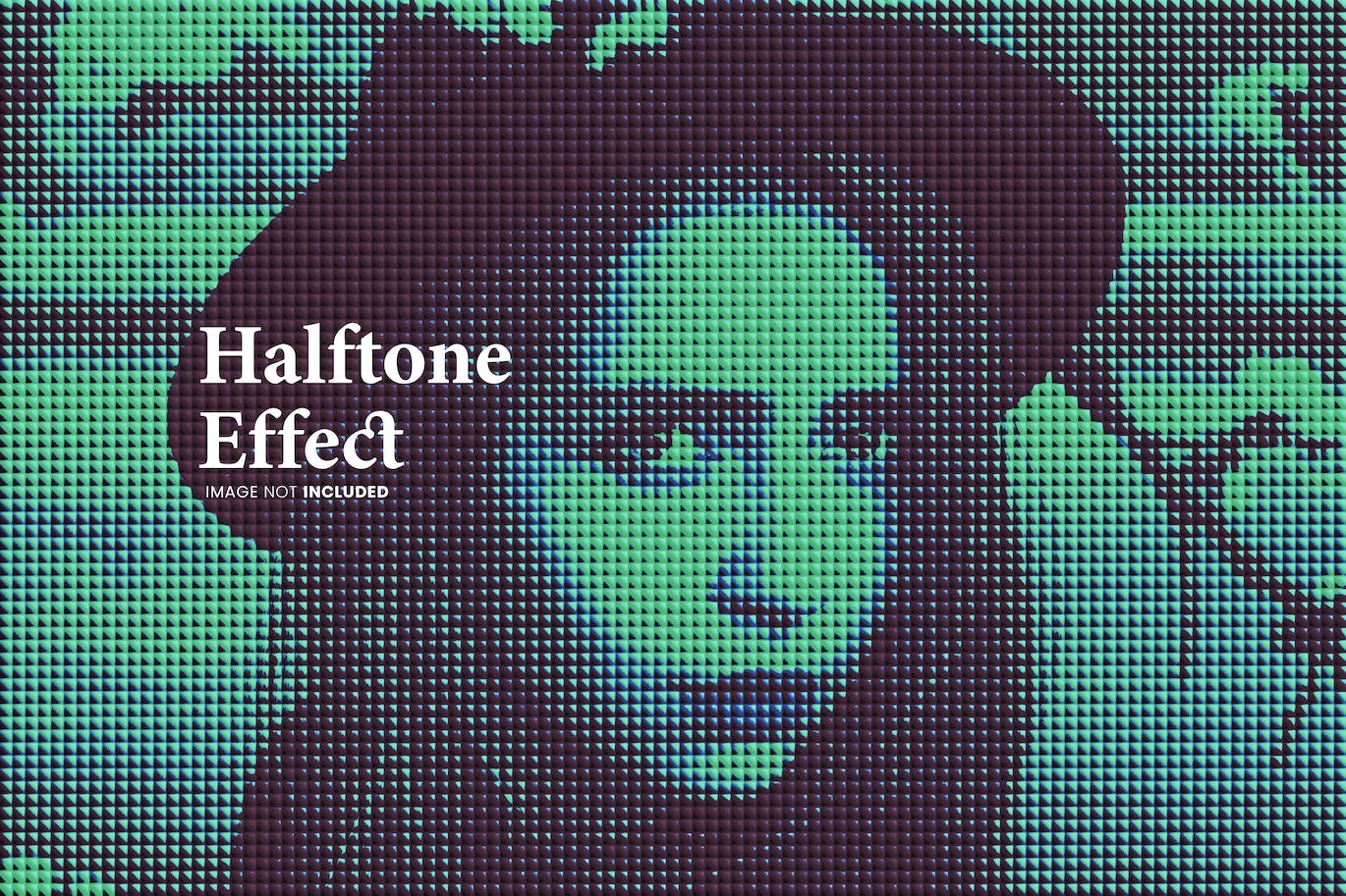 半色调照片特效PS图层样式 Halftone Photo Effect 插件预设 sucaiwan.com