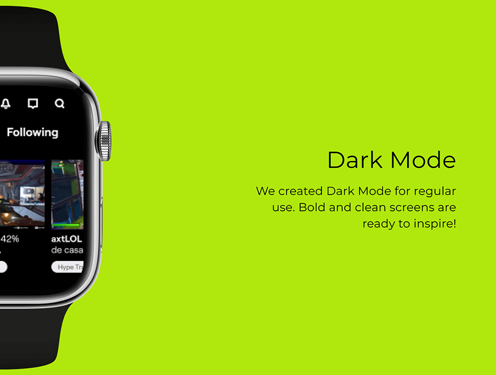直播App手表UI界面设计WatchOS模板 APP UI sucaiwan.com