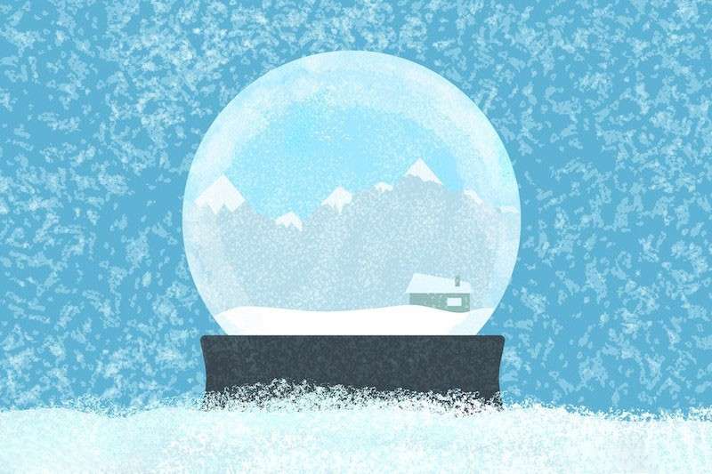 Illustrator冬季雪花笔刷 笔刷资源 sucaiwan.com