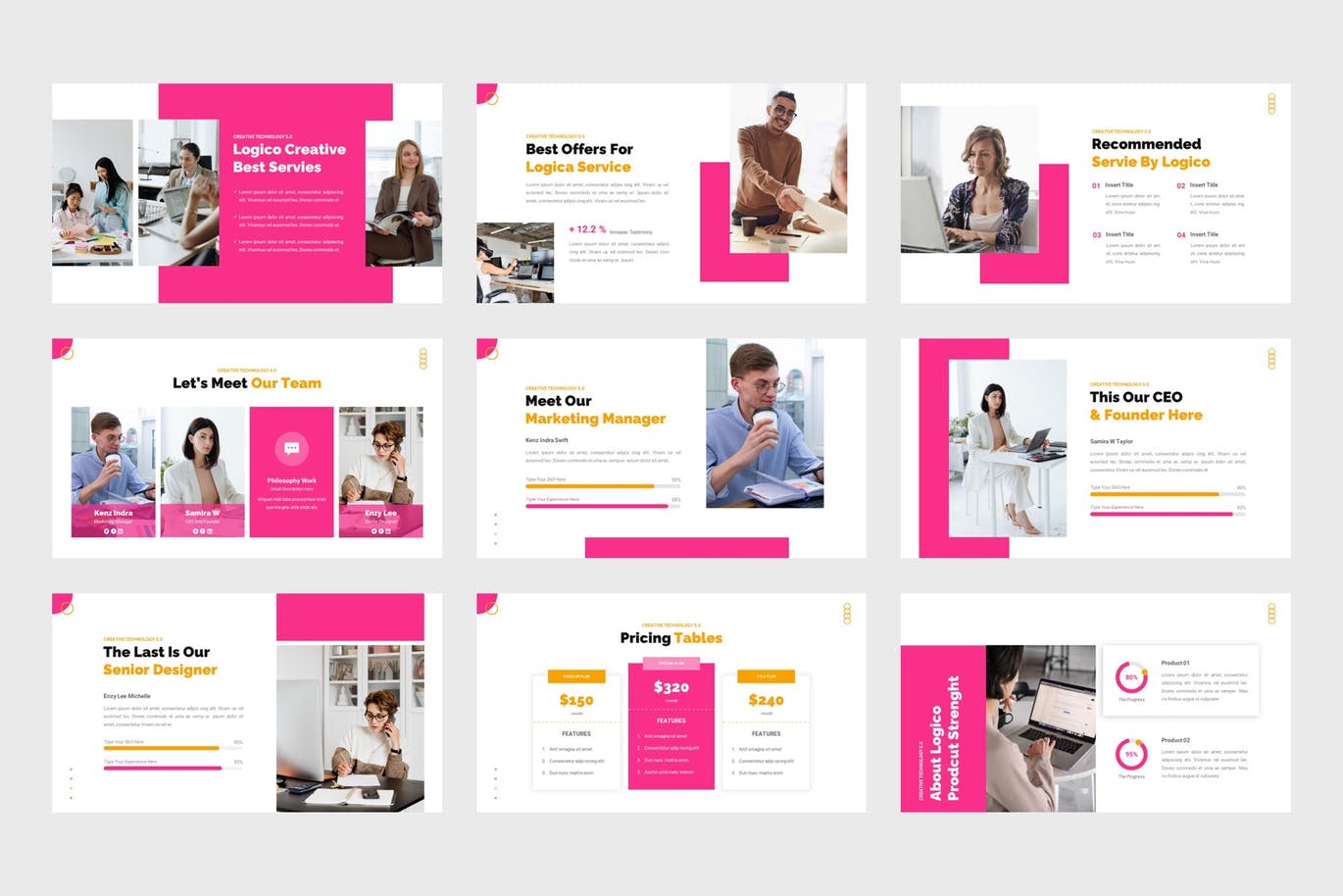 创新技术科技Powerpoint幻灯片模板 Logico – Creative Technology PowerPoint Template 幻灯图表 第4张-素材湾丨精选海外优质设计素材资源 创新技术科技Powerpoint幻灯片模板 Logico – Creative Technology PowerPoint Template 幻灯图表 sucaiwan.com