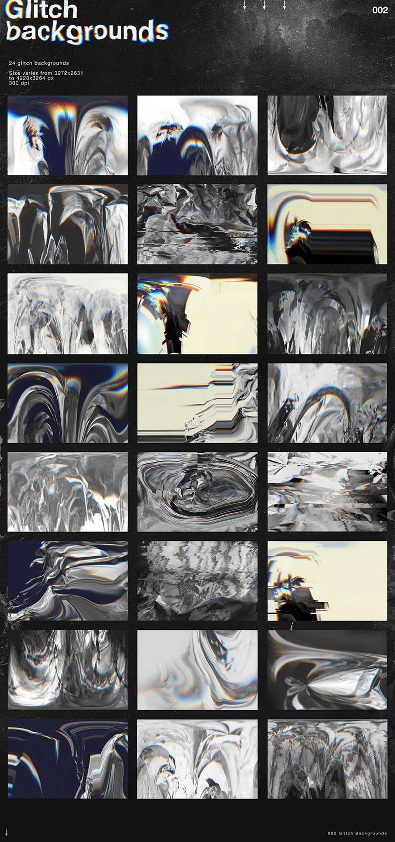 抽象网格酸性背景图案设计素材套装 图片素材 sucaiwan.com